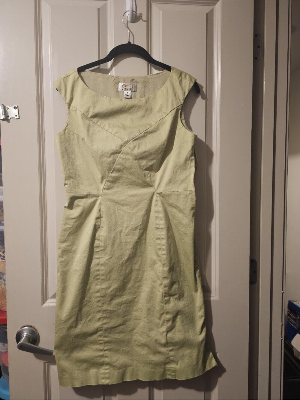 Talbots Light Green Dress Sz 8